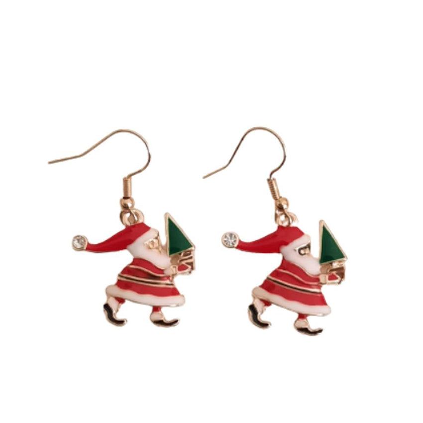 Smaller Gingerbread Man Hook Earrings –