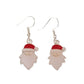 Bearded Santa Hook Christmas Earrings