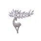 Bling Reindeer Christmas Brooch