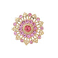 Bright Pink Ladies Brooch