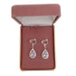 Crystal Peardrop Clip On Earrings(2)