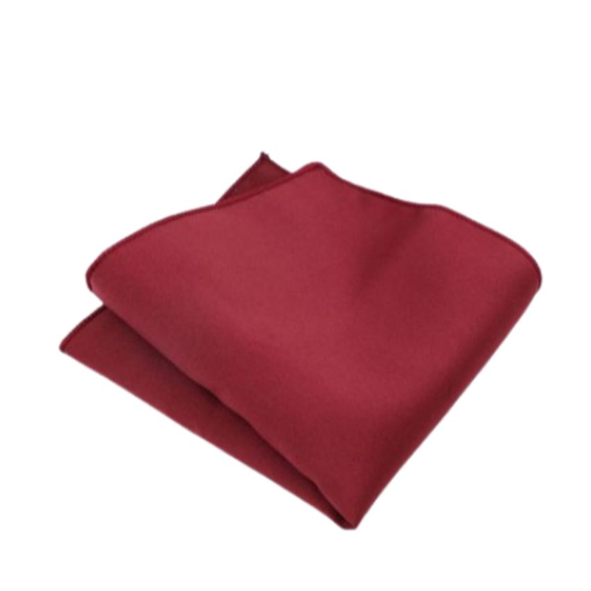 Dark Red Pocket Square Hanky