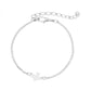 Delicate Silver Plated Dove of Peace Girls Confirmation Bracelet