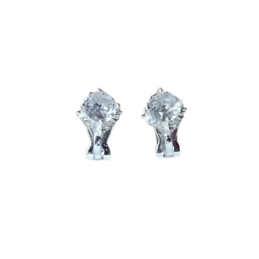 Diamond Communion Clip On Earrings