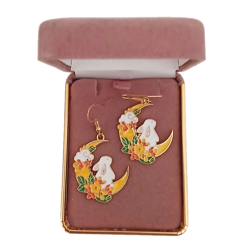 Flower Moon Fun Fashion Earrings(2)