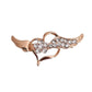 Gold Crystal Wing Brooch