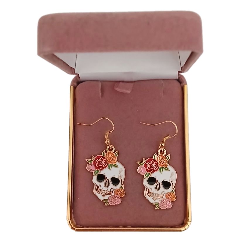 Halloween Skull Dangly Fashion Earrings(2