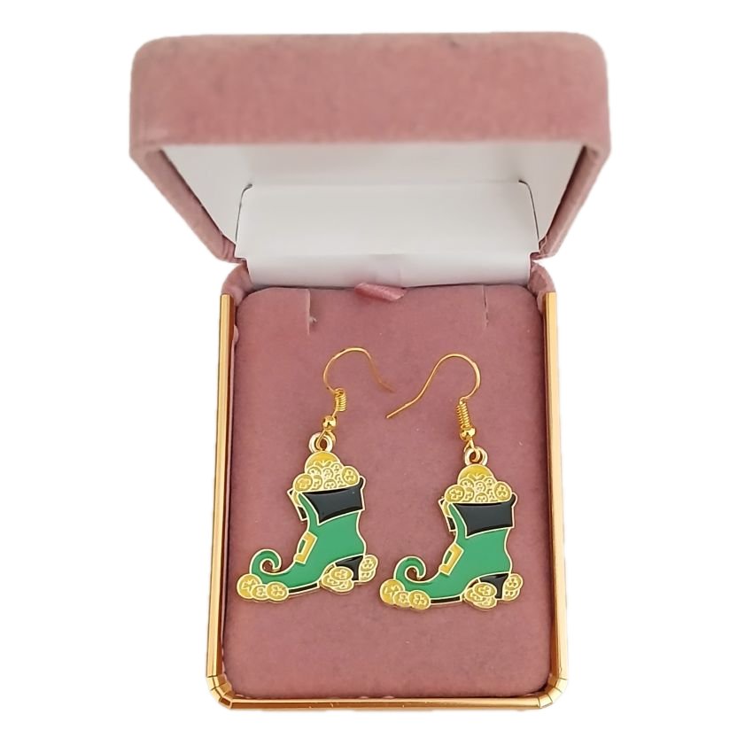 Leprechaun Boot Fashion Earrings(2)