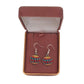 Multi Colour Christmas Bauble Earrings(2)