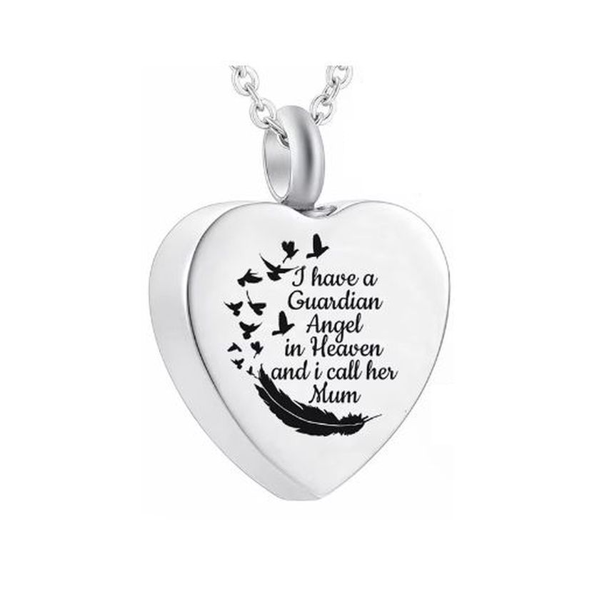 Mum Guardian Angel Memorial Ashes Locket