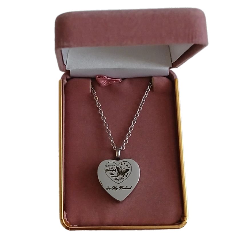 My Husband Memorial Ashes Locket(2)