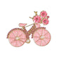 Pink Diamante Bicycle Brooch