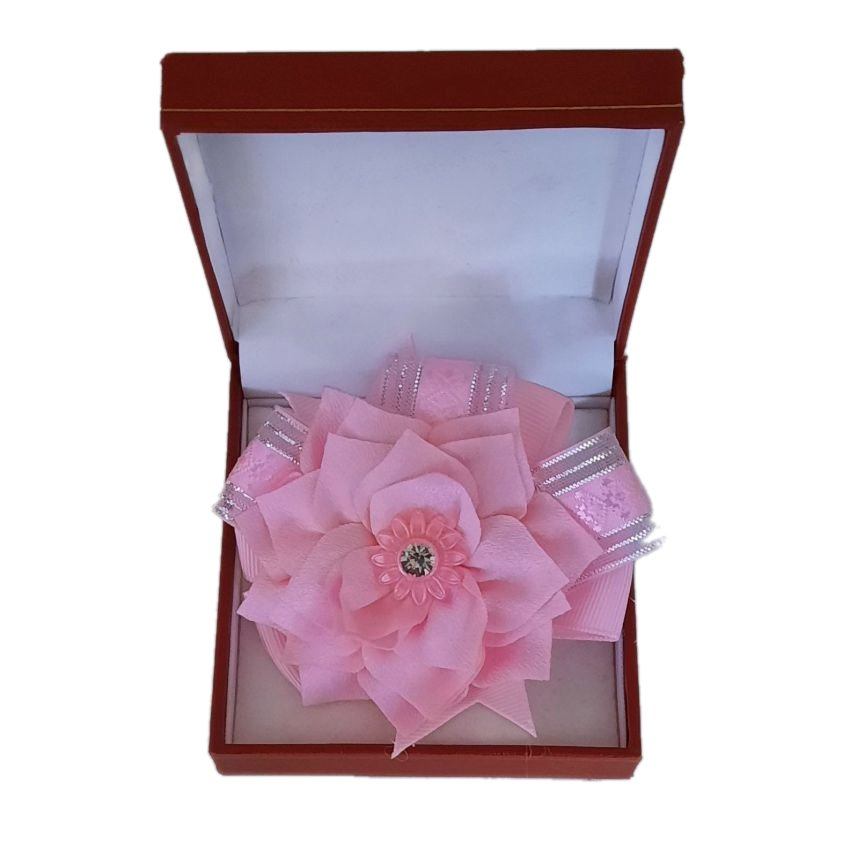 Pink Lotus Flower Wrist Corsage