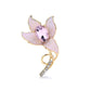 Pink Shimmer Flower Ladies Brooch