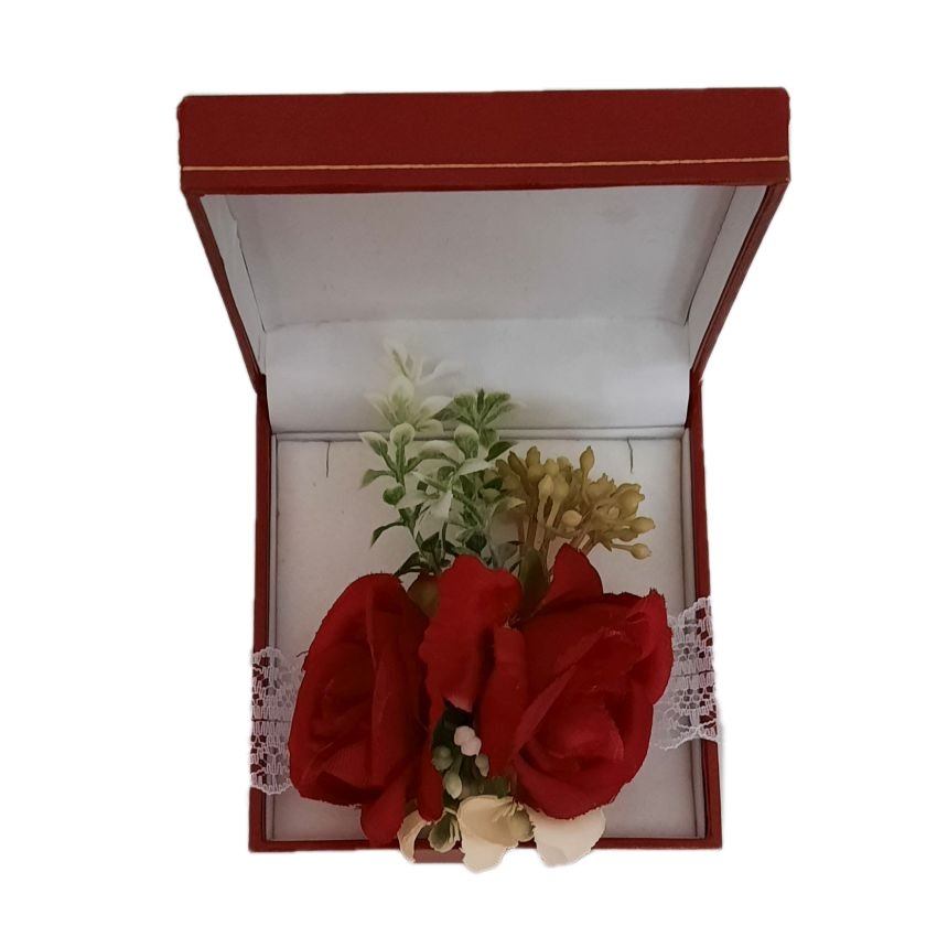 Red Rosebud Bracelet Wrist Corsage