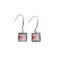 Santa And Snowman Christmas Earrings