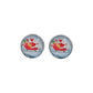 Santa Sleigh Clip On Earrings