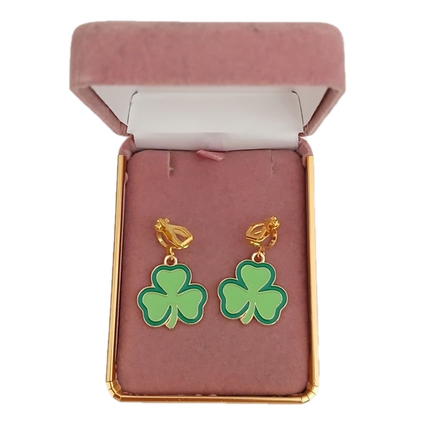 Shamrock Clip On Earrings(2)