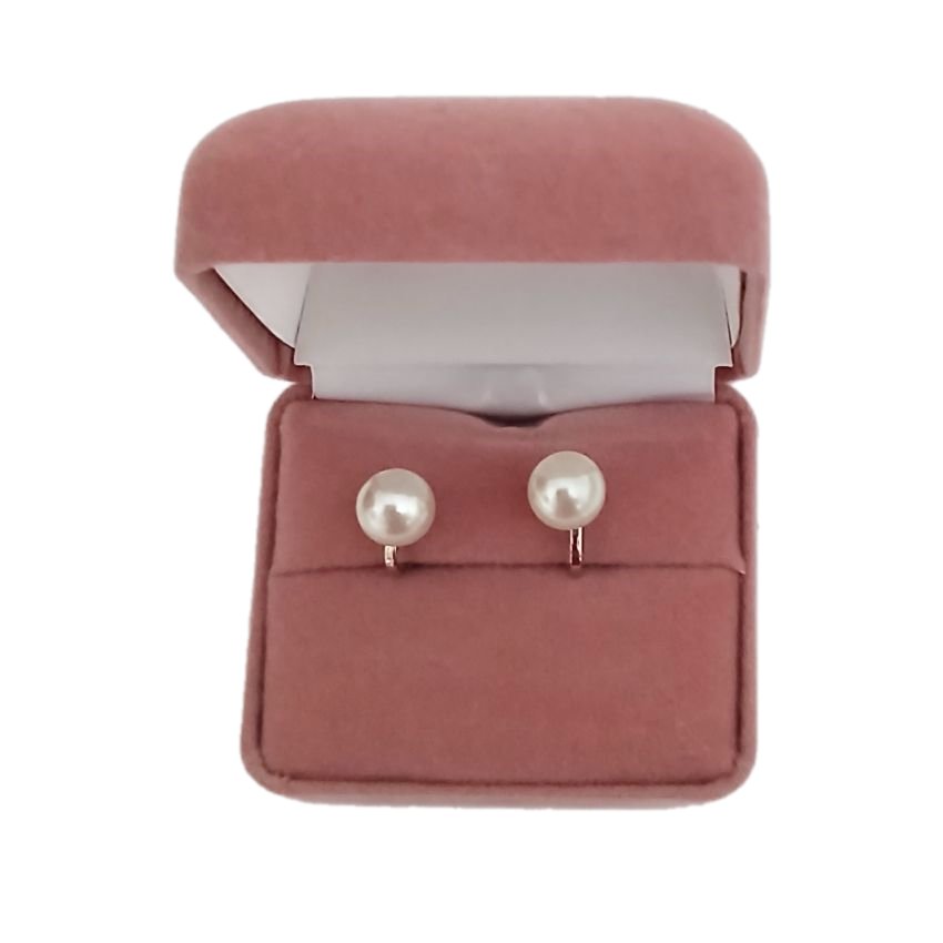 Single Pearl Clip On Earrings(2)