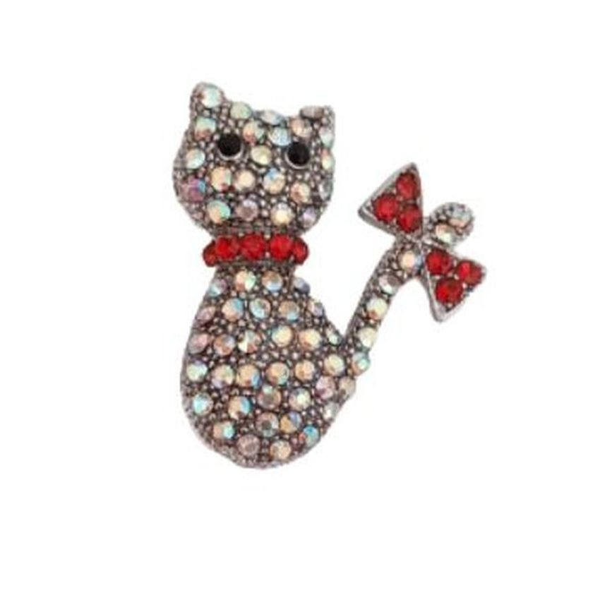 Sitting Cat Fashion Brooch