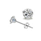 Small 5mm Sterling Silver CZ Stud Earrings