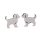 Stainless Steel Dog Earrings