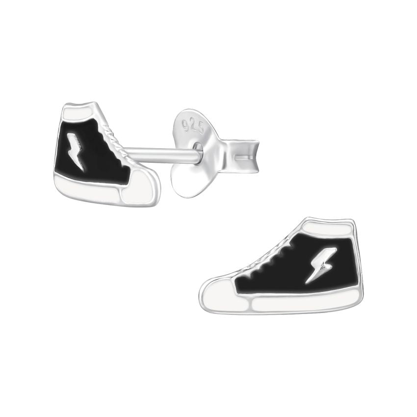 Sterling Silver Converse Earrings