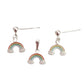 Sterling Silver Rainbow Childs Matching Jewellery Set