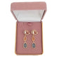 Three Colour Drop Clip On Earrings(2)