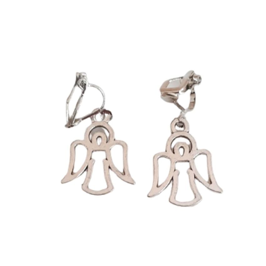 Angel Clip On Earrings