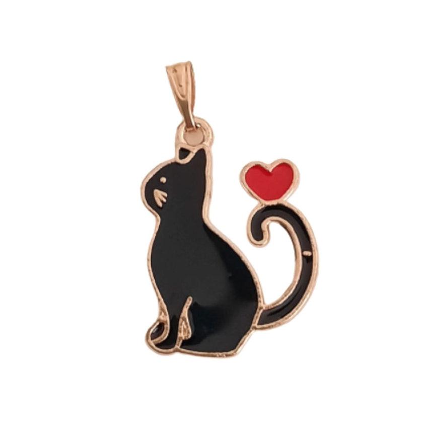 Black Cat Childrens Fashion Pendant