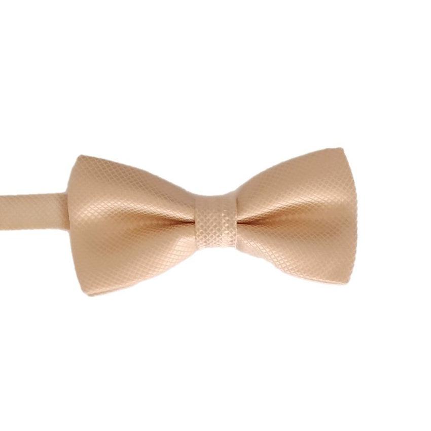 Boys Light Gold Criss Cross Dickie Bow Tie