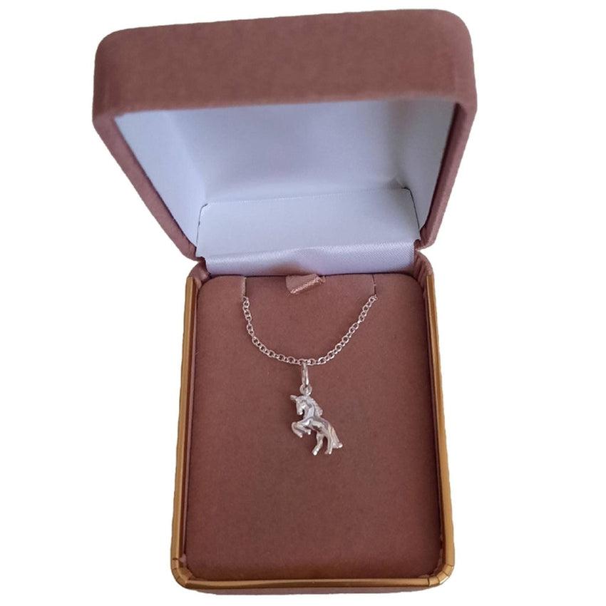 Tiny Unicorn Necklace - 925 Sterling Silver - Fantasy Fairytale Jewelry NEW  Girl | eBay